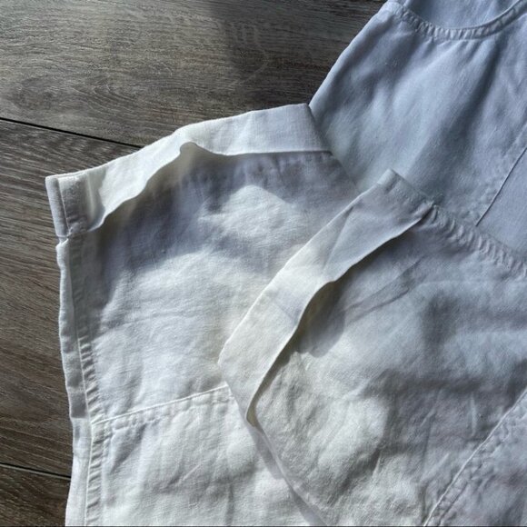 Chico’s Linen Relaxed Fit Cropped Length Pants - Picture 4 of 16